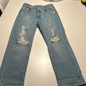 Levi’s 501 red tag straight leg